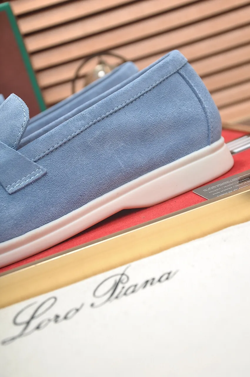 Men's shoes 💰400💶[𝐥𝐨𝐫𝐨 𝐏𝐢𝐚𝐧𝐚] [Couple model] High-end quality, affordable price, LP classic loafers, Italian treasure brand, the only brand that can match Hermès! Only after wearing it do we know that we can’t live up to our feet. Women’s code: 35-40 (customized sizes 34, 41, 42 are non-returnable) Men’s code: 38-44 (customized 45, 46, 47, 48 are non-refundable) Fabric: Customized imported cashmere Lining: Customized imported fetal cowhide Foot: Imported benzene-dyed calfskin Outsole: Exclusive original glass rubber outsole